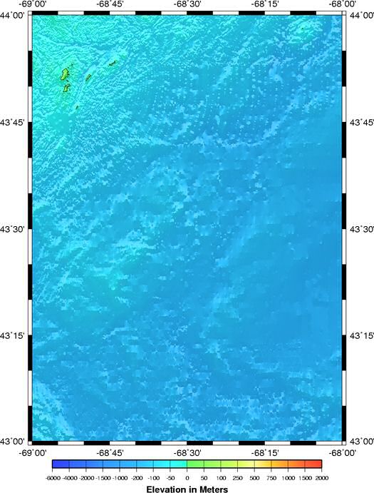 shaded relief grid