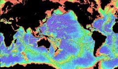 predicted topo of the Global Ocean