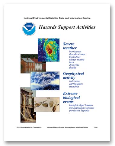 Cover image for NESDIS Hazards Support Activities