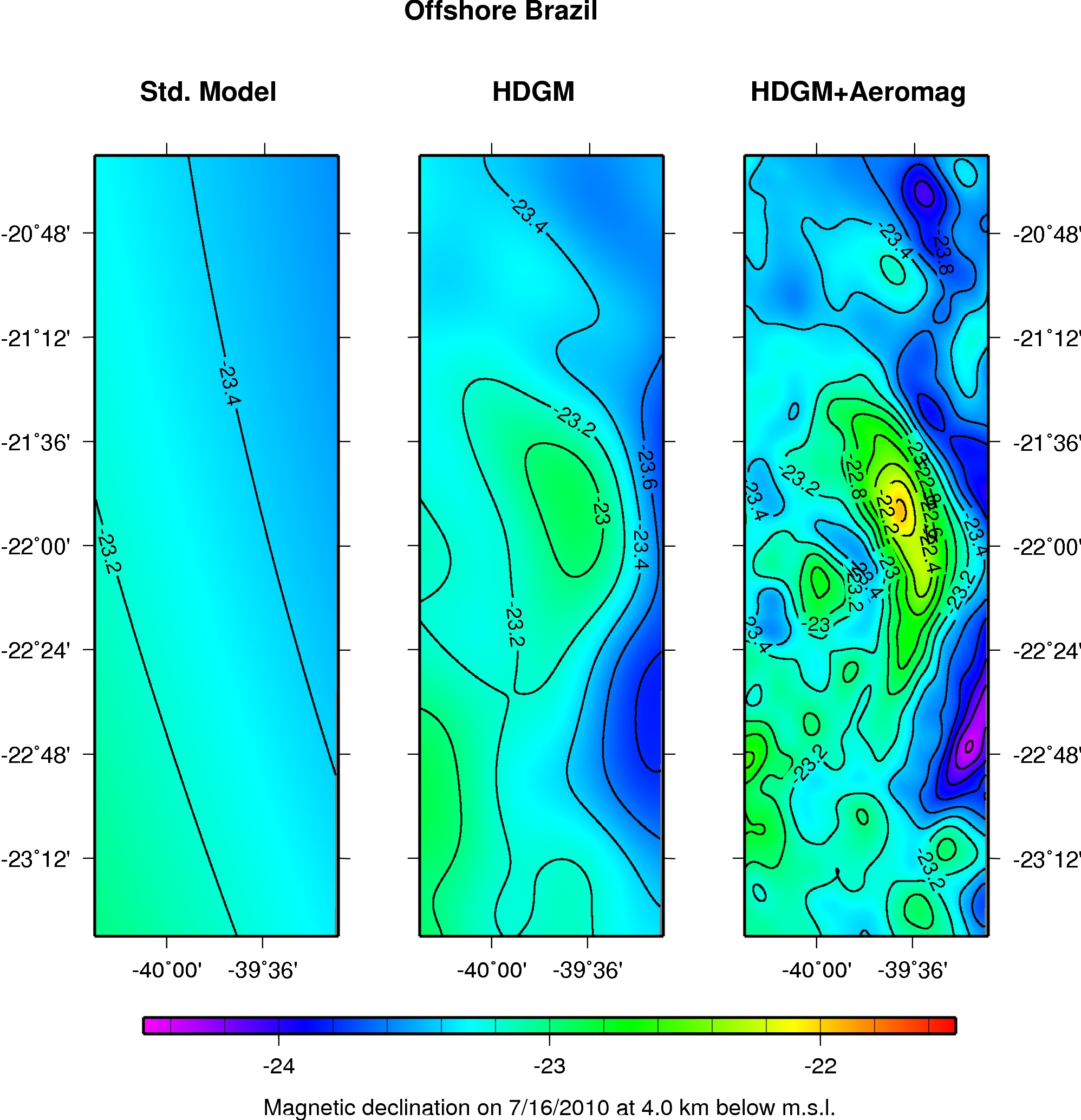 High Definition Geomagnetic Model 2025 - Catalog