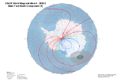 World Magnetic Model - Maps of Magnetic Elements