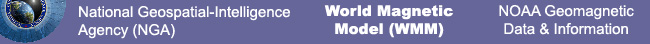 World Magnetic Model (WMM) Banner