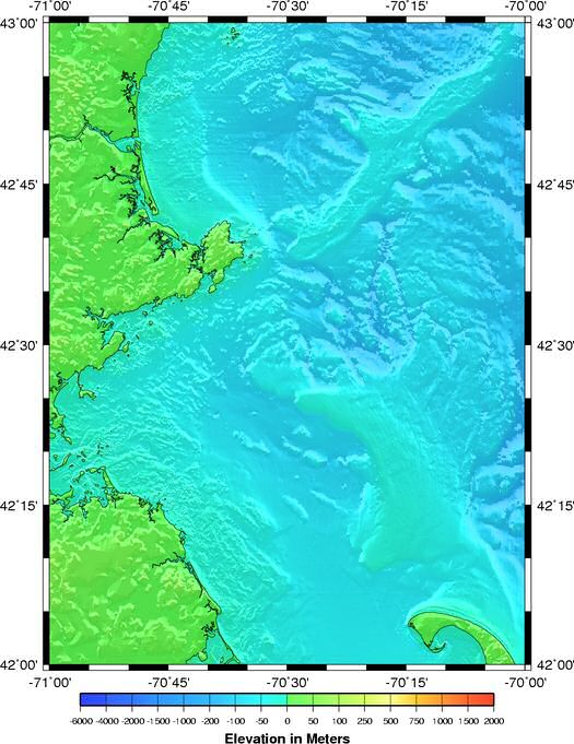 shaded relief grid