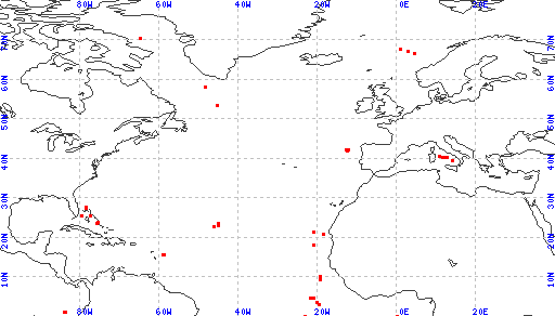 ODP sites in the North Atlantic area.