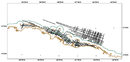 Seismic Reflection Map of MMS Permit 78-07 (Alaska)